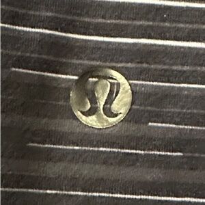 Lululemon Striped Black and White Ankle Joggers